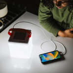 Max // Quick Inflate Solar Lantern with Phone Charger