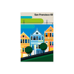 San Francisco 69 Print on Acrylic Glass by Bo Lundberg (16"H x 24"W x 0.25"D)