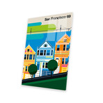 San Francisco 69 Print on Acrylic Glass by Bo Lundberg (16"H x 24"W x 0.25"D)