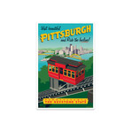 Pittsburgh Incline Travel Poster Print on Acrylic Glass by Jim Zahniser (16"H x 24"W x 0.25"D)