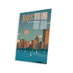 Boston Print on Acrylic Glass by IdeaStorm Studios (16"H x 24"W x 0.25"D)