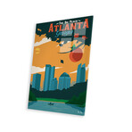 Atlanta Print on Acrylic Glass by IdeaStorm Studios (16"H x 24"W x 0.25"D)