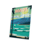 Maui Print on Acrylic Glass by IdeaStorm Studios (16"H x 24"W x 0.25"D)