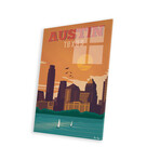 Austin Print on Acrylic Glass by IdeaStorm Studios (16"H x 24"W x 0.25"D)