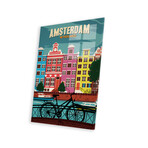 Amsterdam Print on Acrylic Glass by IdeaStorm Studios (16"H x 24"W x 0.25"D)