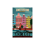 Amsterdam Print on Acrylic Glass by IdeaStorm Studios (16"H x 24"W x 0.25"D)