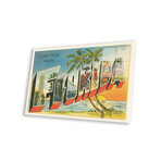 Greetings from Florida II Print on Acrylic Glass by Wild Apple Portfolio (24"H x 16"W x 0.25"D)