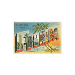 Greetings from Florida II Print on Acrylic Glass by Wild Apple Portfolio (24"H x 16"W x 0.25"D)