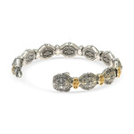 Thalassa Silver + 18K Yellow Gold Bracelet // 6.5" // Store Display