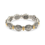 Thalassa Silver + 18K Yellow Gold Bracelet // 6.5" // Store Display