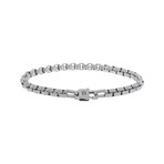 Urban Edge 5mm Box Chain Bracelet Silver (S)