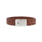 Preston Leather Bracelet Caramel (L)