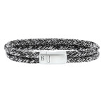 Lake Rope Bracelet Black Denim (L)