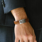 Preston Leather Bracelet Caramel (M)