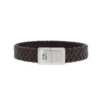 Preston Leather Bracelet Vintage Brown (S)