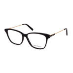 Salvatore Ferragamo  // Men's // SF2851 001 Square Optical Glasses // Black Gold +  Clear Demo Lenses