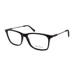 Salvatore Ferragamo  // Men's // SF2876 021 Square Optical Glasses // Black Gunmetal +  Clear Demo Lenses