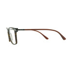 Prada // Men's // PR10WV 01A1O1 // Square Optical Glasses // Brown Havana + Clear Demo Lenses