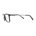 Salvatore Ferragamo  // Men's // SF2876 021 Square Optical Glasses // Black Gunmetal +  Clear Demo Lenses