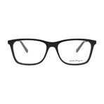 Salvatore Ferragamo  // Men's // SF2876 021 Square Optical Glasses // Black Gunmetal +  Clear Demo Lenses