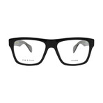 RagNBone  // Men's // RNB7036 08A Square Optical Glasses // Black Grey  + Clear Demo Lenses