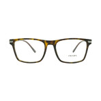 Prada // Men's // PR10WV 01A1O1 // Square Optical Glasses // Brown Havana + Clear Demo Lenses