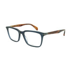 RagNBone  // Men's // RNB7030 S9W Square Optical Glasses // Black Brown Translucent  + Clear Demo Lenses