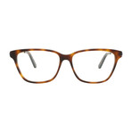 Salvatore Ferragamo  // Men's // SF2851 214 Square Optical Glasses // Light Havana +  Clear Demo Lenses