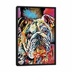 Bulldog Love by Rockchromatic (26"H x 18"W x 1.5"D)