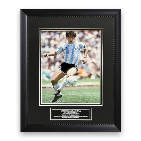 Diego Maradona // Argentina // Photograph + Framed Ver. 1