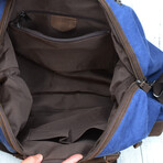 Canvas Travel Duffel Bag//Blue