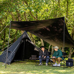 RX Pyramid Tent (M) // Inner Tent + Outer Tent // Black