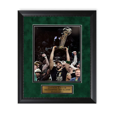 Jayson Tatum // Boston Celtics // Unsigned 2023-24 NBA Championship Photograph + Framed