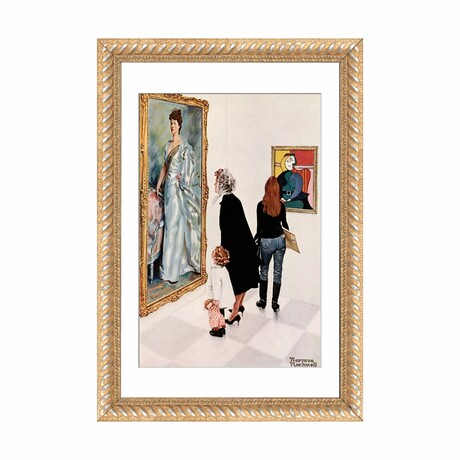 Picasso vs. Sargent by Norman Rockwell (24"H x 16"W x 1"D)