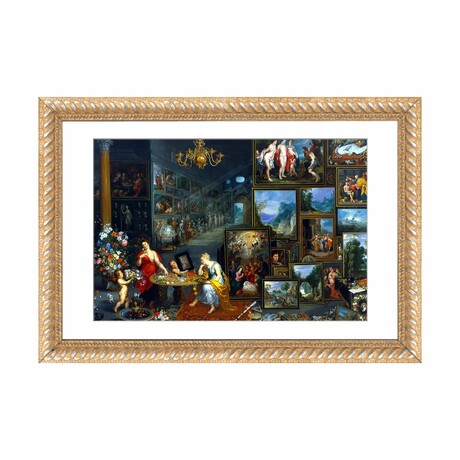 Sight and Smell  by Jan Brueghel the Elder (16"H x 24"W x 1"D)