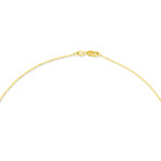 Fine Jewelry // 14K Yellow Gold Diamond Pendant Necklace // 16" // New