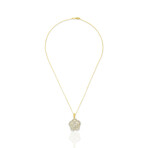 Fine Jewelry // 14K Yellow Gold Diamond Pendant Necklace // 16" // New