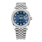 Rolex Ladies Datejust 36 Blue Automatic // Year 2021 // 126284RBR // Pre-Owned