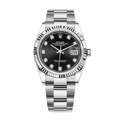 Rolex Datejust Black Automatic // Year 2021 // 126234 // Pre-Owned