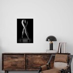 Legs In Fishnet Stockings IV Print on Acrylic Glass by Johan Swanepoel (16"H x 24"W x 0.25"D)