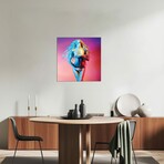 Rainbow Lady III Print on Acrylic Glass by George Mayer (24"H x 24"W x 0.25"D)