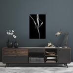 Nude Woman Bodyscape 55 Print on Acrylic Glass by Johan Swanepoel (16"H x 24"W x 0.25"D)