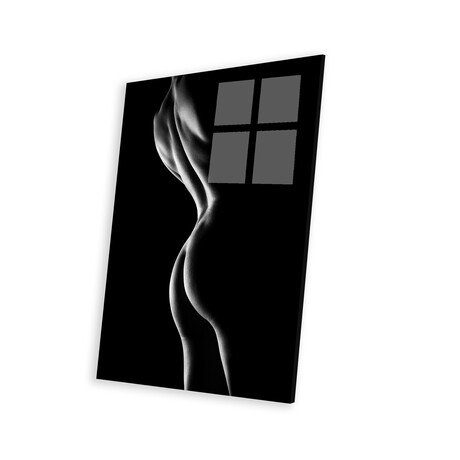 Nude Woman Bodyscape VI Print on Acrylic Glass by Johan Swanepoel (16"H x 24"W x 0.25"D)