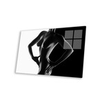 Nude Black Versus White I Print on Acrylic Glass by Johan Swanepoel (24"H x 16"W x 0.25"D)