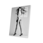 Naked Lady XXI Print on Acrylic Glass by George Mayer (16"H x 24"W x 0.25"D)