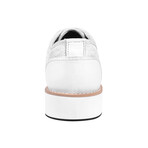 Lava  // Men’s Leather Lace-Up Dress Shoes // White (US: 12)