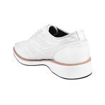 Lava  // Men’s Leather Lace-Up Dress Shoes // White (US: 10)