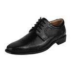 Donald // Men’s Leather Lace-Up Dress Shoes // Black (US: 10.5)