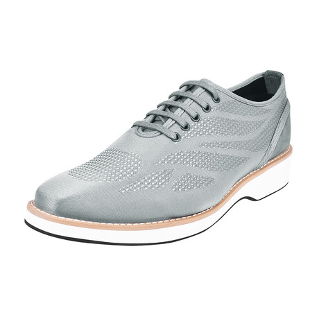 Lava  // Men’s Leather Lace-Up Dress Shoes // Gray (US: 6)