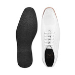 Lava  // Men’s Leather Lace-Up Dress Shoes // White (US: 9.5)